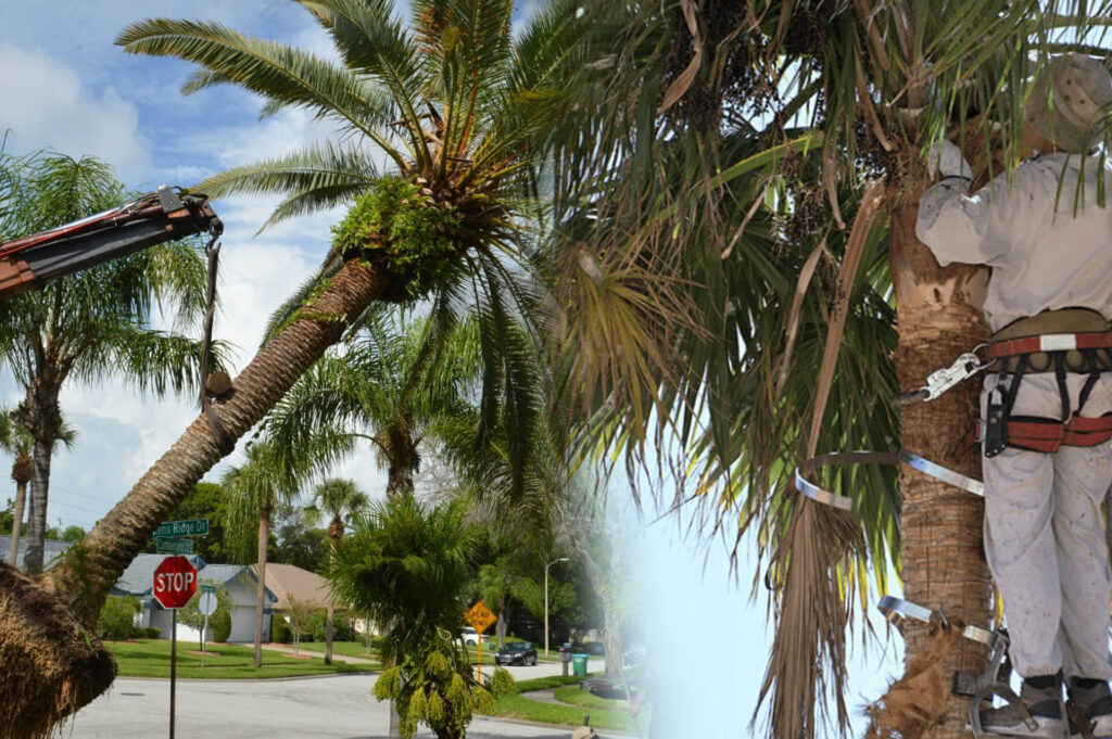Palm Tree Trimming & Palm Tree Removal Affordable-Pro Tree Trimming & Removal Team of Riviera Beach